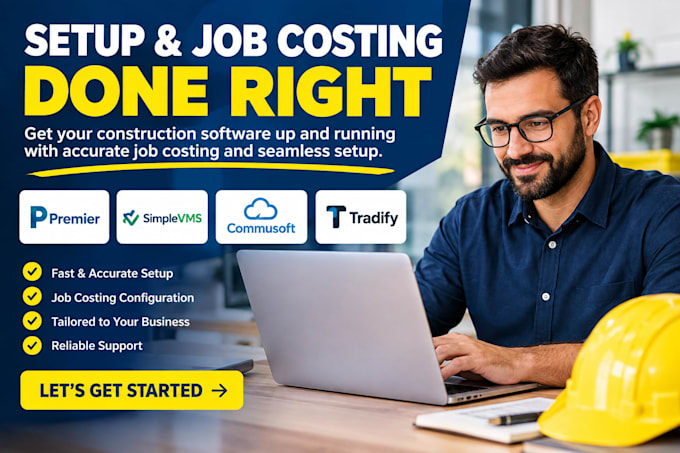 setup job costing premier simplevms commusoft tradify