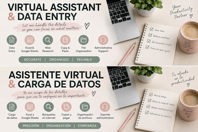 to be your virtual assistant in spanish