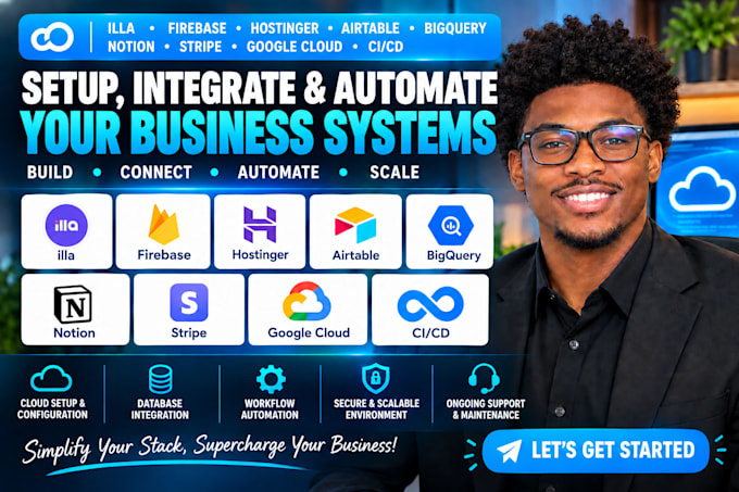 do illa firebase hostinger airtable bigquery notion stripe google cloud cicd