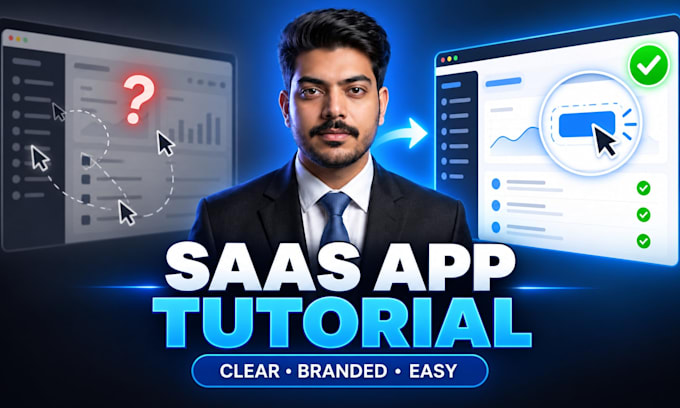 create a professional saas app tutorial and screencast video