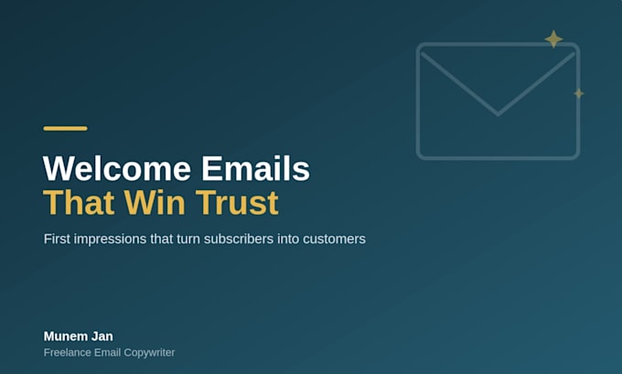 write a welcome email that turns new subscribers into customers