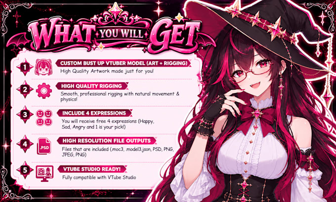 do live2d vtuber models streaming avatars 2d animations pngtuber , halloween art