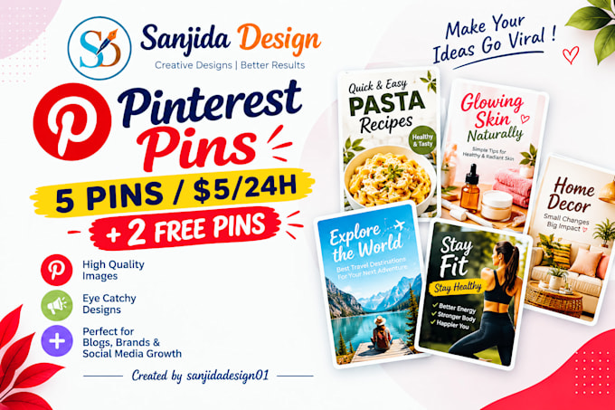 do pinterest pin design and viral canva templates