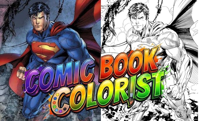 be your professional comic book colorist
