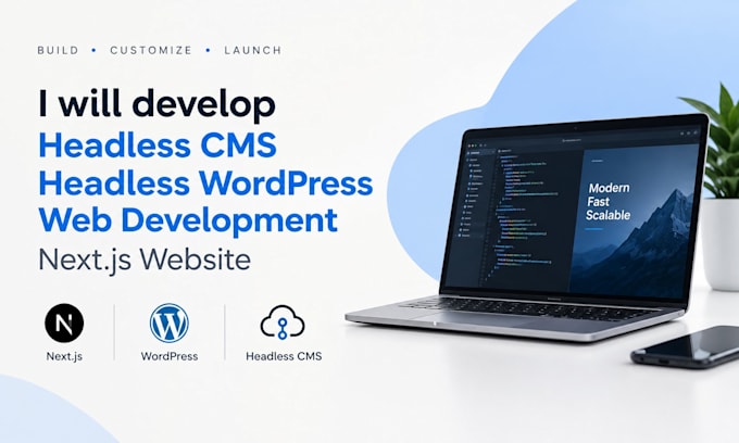 develop headless cms, headless wordpress, web development nextjs website