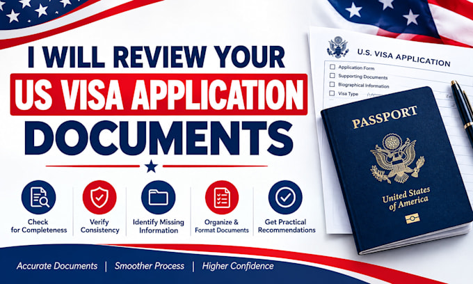 review your US visa application documents