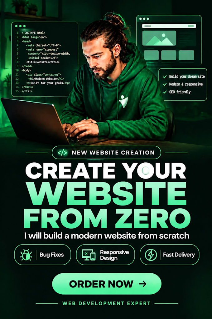 build a modern javascript website