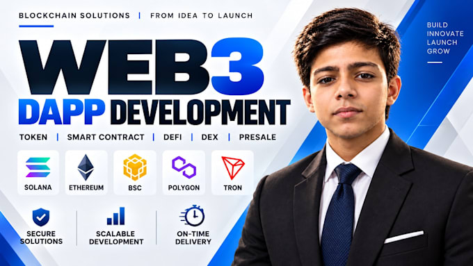 build web3 dapp, ai crypto bot, solana token, defi, dex and presale