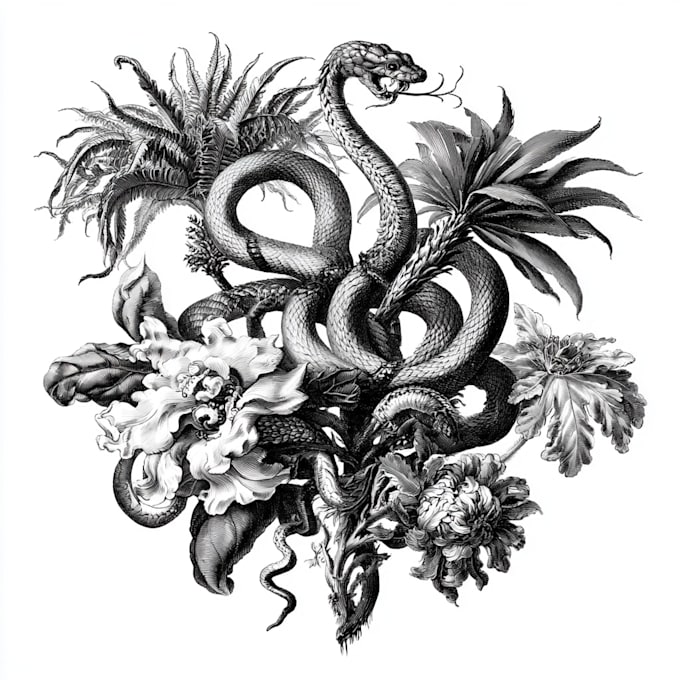 drsign authentic antique engraving and etching illustration