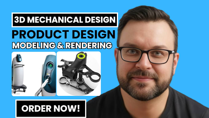 3d model, mechanical engineer design and 3d medical prototype in solidworks