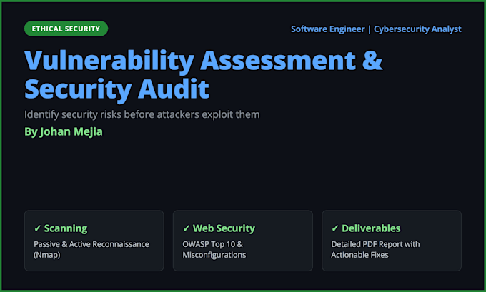 do a vulnerability scan and security audit on your website