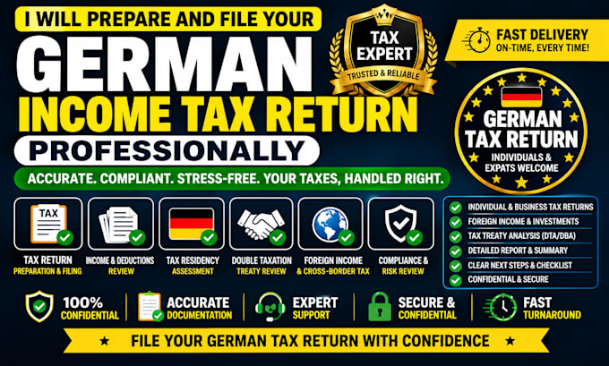 prepare and file your german income tax return professionally
