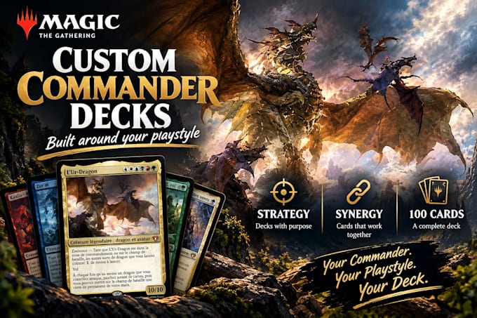 build your custom mtg edh commander deck