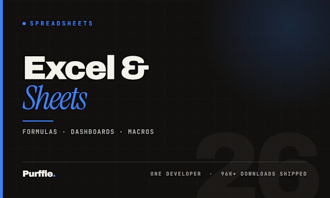 fix excel formulas and build google sheets automation