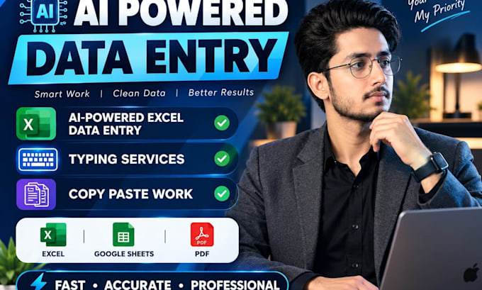 do data entry, copy paste and typing with ai assistance