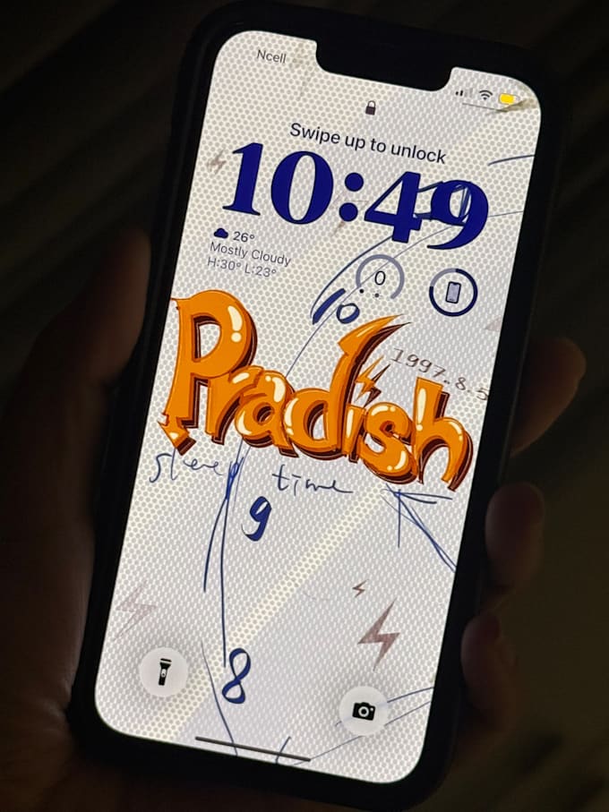 draw a custom wallpaper for you