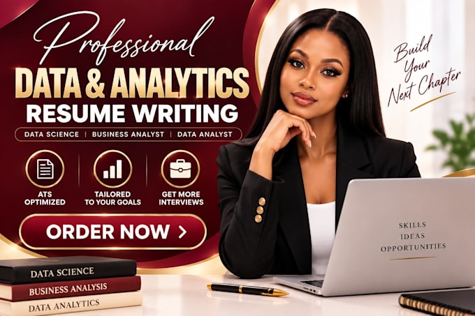 write resume for data science, business analyst, data analyst ats resume writing