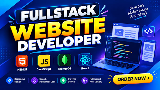 design and develop a modern responsive custom website