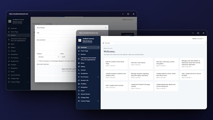 build a custom admin dashboard or CRM with role based access