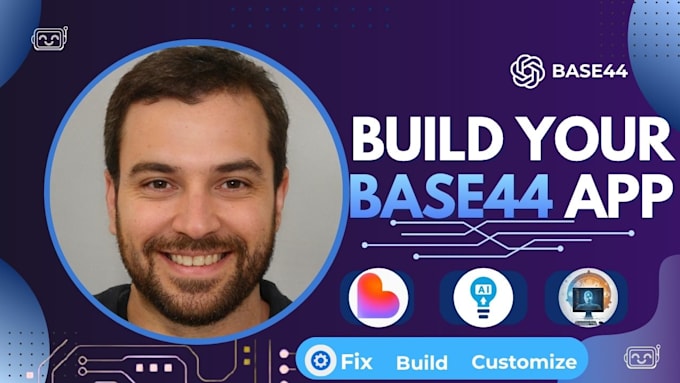 design base44 ai client portal CRM internal business website developer
