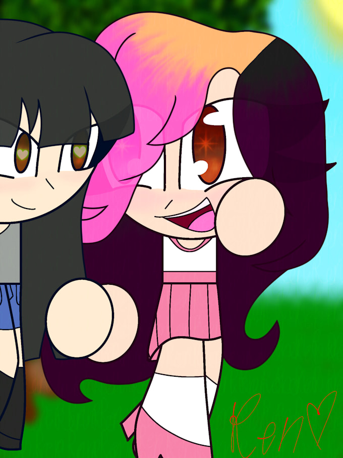 draw something in a cartoony art style for you