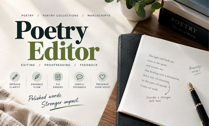 edit and proofread your poetry and poetry collection
