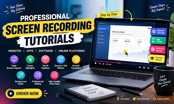 create faceless screen recording tutorials