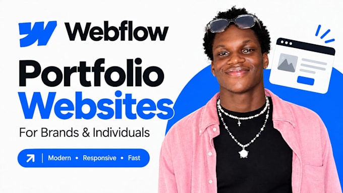 build a premium webflow portfolio website for your brand