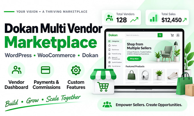 build a dokan woocommerce multi vendor marketplace