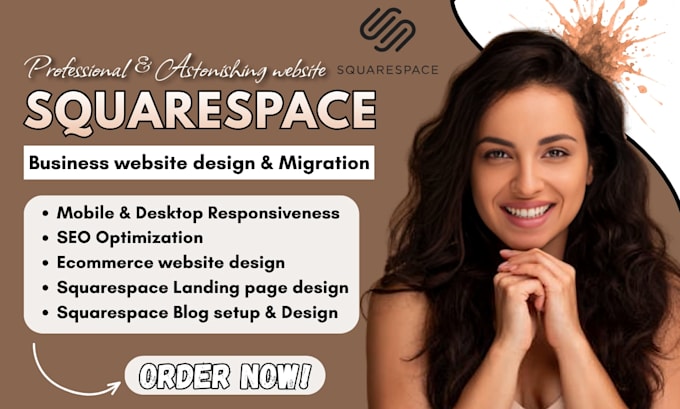 build squarespace website design or migrate squarespace to wix to wordpress