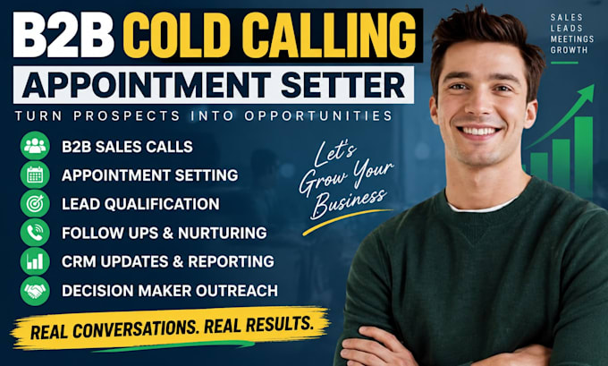b2b cold caller cold calling appointment setter b2b sales call cold calling