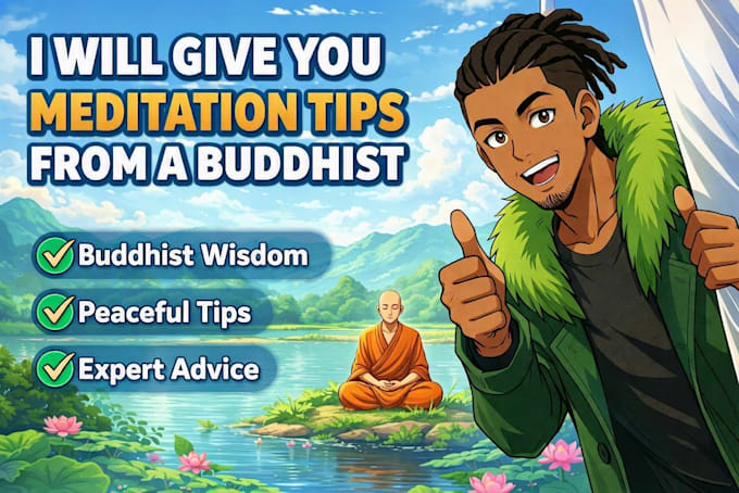 give you meditation tips from a buddhist