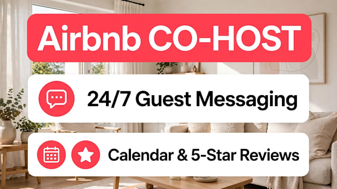 be your professional airbnb cohost for guest communication
