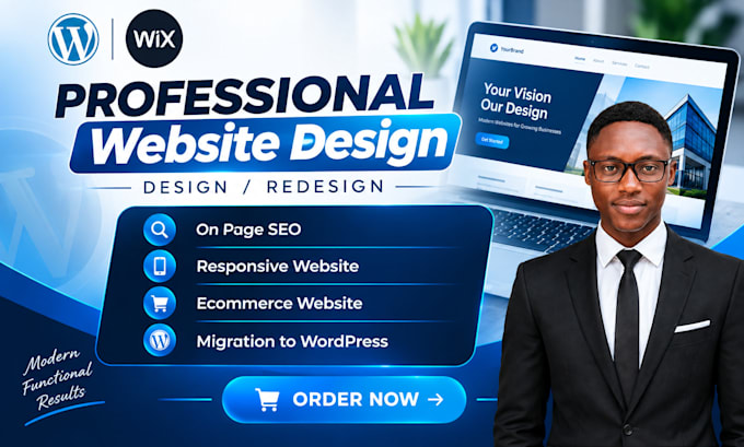 build wix website, wix website design, redesign wix website