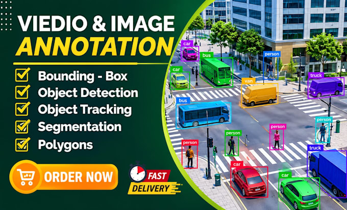 image annotation, polygon, bounding box and data labeling