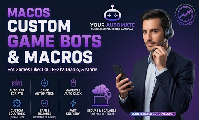 build macos game automation, game bots, macros and ahk scripts