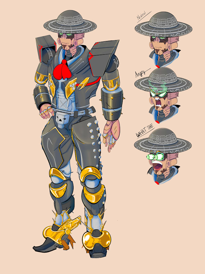 draw anime character design reference sheets