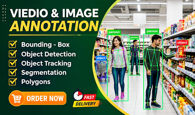image segmentation, bounding box, and data labeling for ai