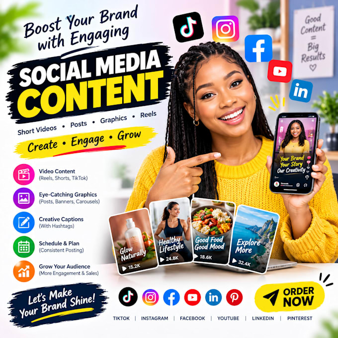 professional instagram post and social media post design