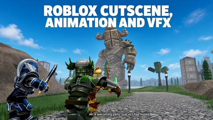 make roblox cutscenes animations real in game style, story action sequences