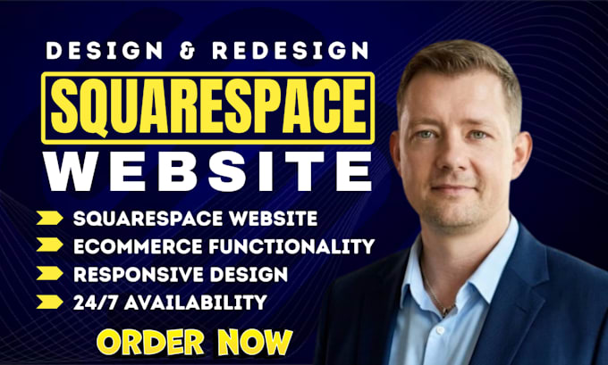build clean squarespace website design, redesign squarespace website development
