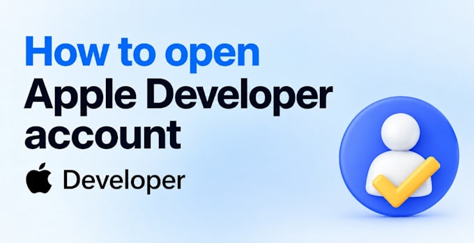 create apple developer accounts individual and company