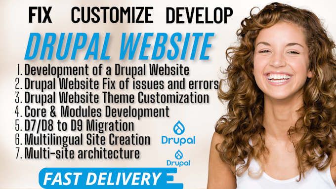 develop drupal customize drupal fix drupal migrate drupal upgrade drupal website