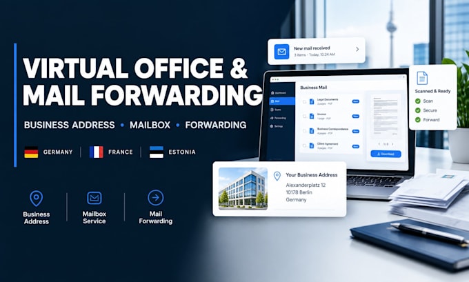 provide virtual office business address and mail forwarding