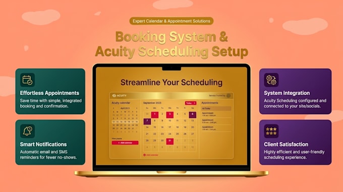 setup squarespace booking system acuity scheduling calendar and appointments