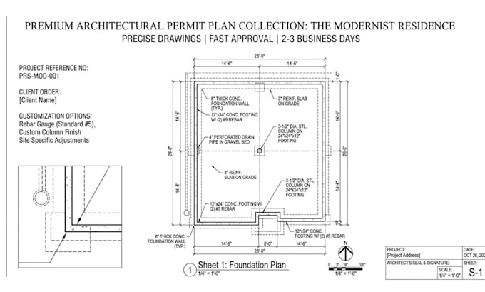 create architectural floor plans and city permit drawings