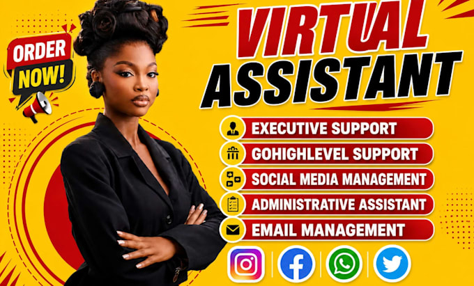 instagram executive virtual assistant admin support canva instagram reels adhd