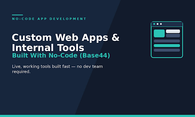 build your custom web app or internal tool using nocode