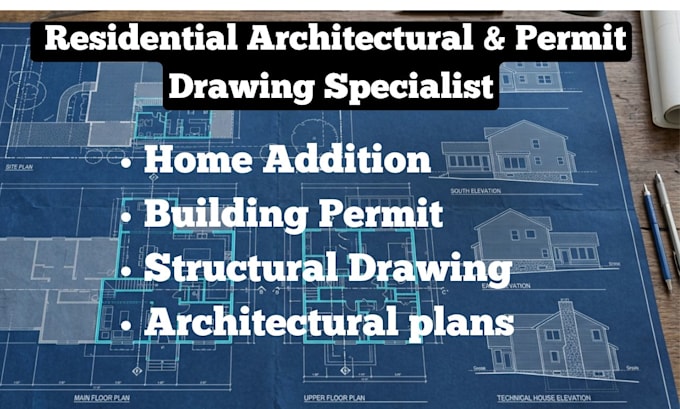 create home addition and remodel permit drawings
