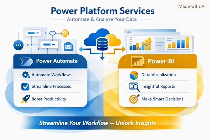 develop professional power bi dashboards and reports